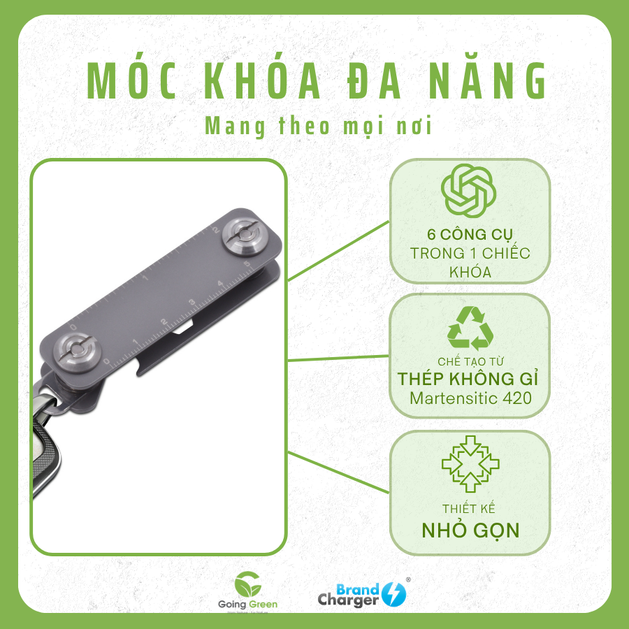 Móc khóa đa năng BrandCharger Keyper