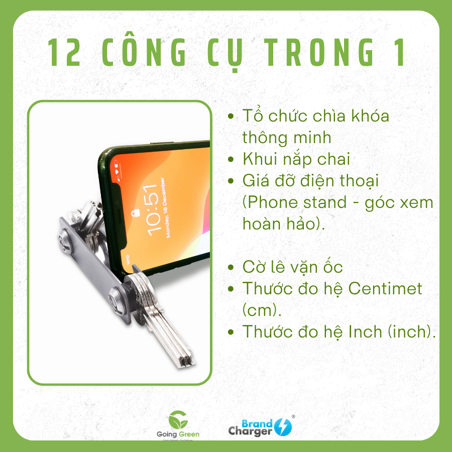 Móc khóa đa năng BrandCharger Keyper