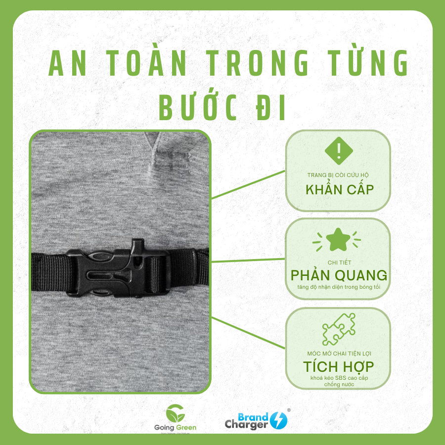 Balo Du Lịch Nomad Eco BrandCharger – Tái Chế, Giữ Nhiệt, 18L