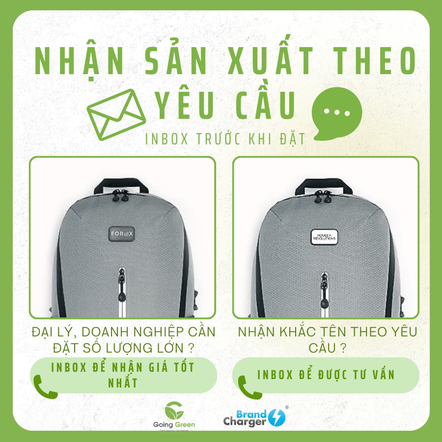 Balo Du Lịch Nomad Eco BrandCharger – Tái Chế, Giữ Nhiệt, 18L