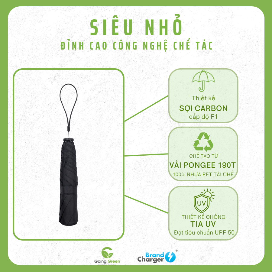 Ô cầm tay BrandCharger nhỏ gọn Vireo Air