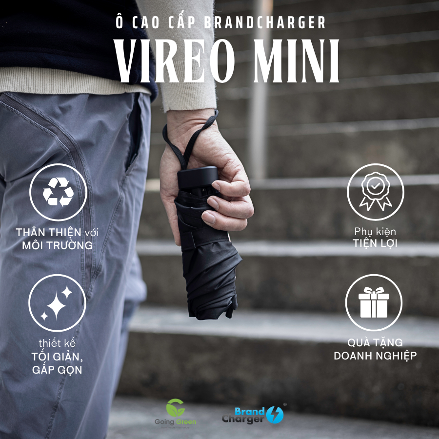 Ô cầm tay BrandCharger nhỏ gọn Vireo Mini