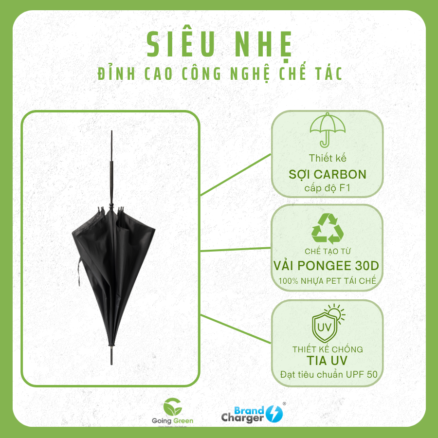 Ô cán dài carbon fiber Vireo One BrandCharger