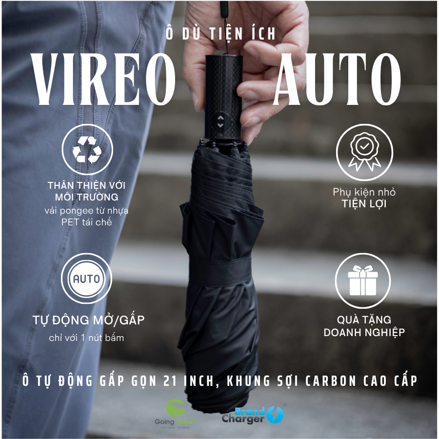Ô đóng mở tự động BrandCharger Vireo Auto