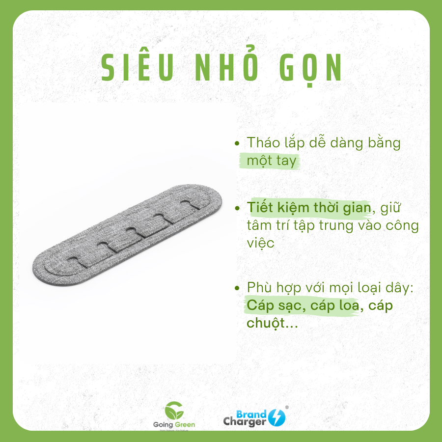 Phụ kiện sắp xếp dây cáp BrandCharger Cabledock