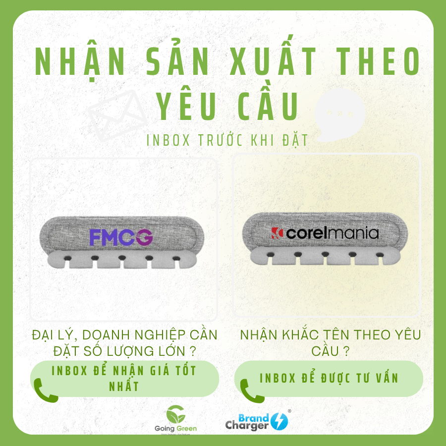 Phụ kiện sắp xếp dây cáp BrandCharger Cabledock