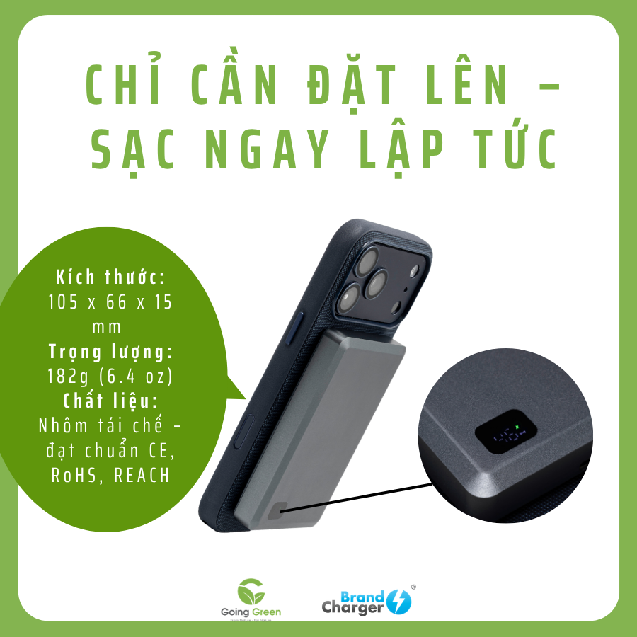 Pin Sạc Dự Phòng BrandCharger Powerwave 2 10000