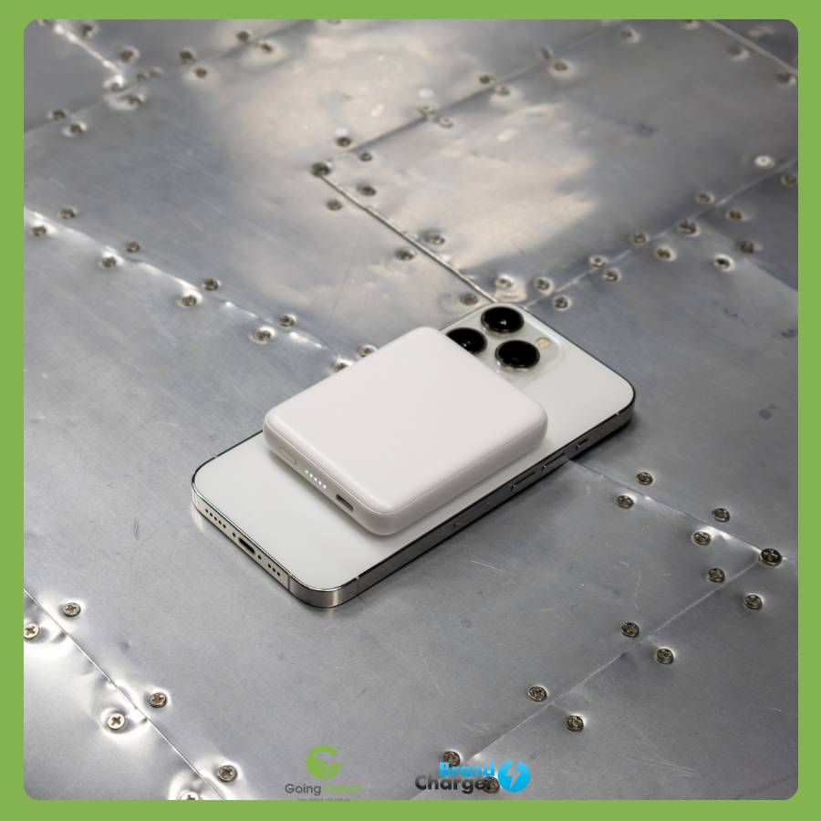 Pin Sạc Không Dây MagSafe Powercharge Air Eco BrandCharger 5000mAh – Tái Chế, Sạc Nhanh