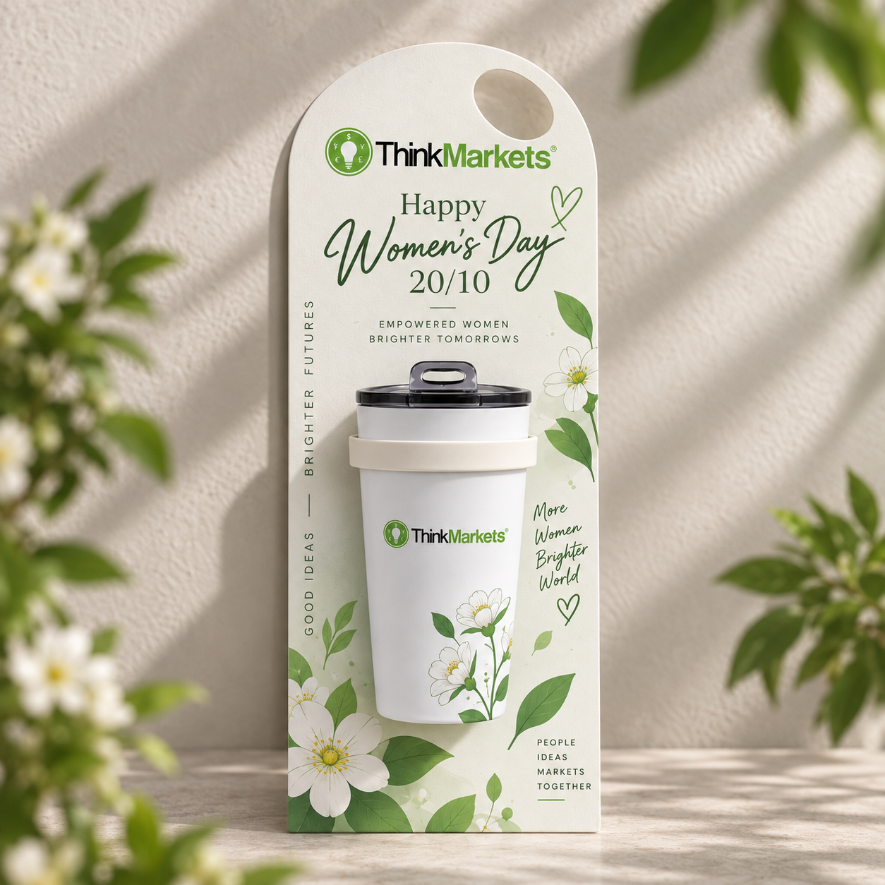 Quà Tặng 20/10 Cho Nhân Viên Nữ - Ly Giữ Nhiệt In Logo Cao Cấp Pure Brew