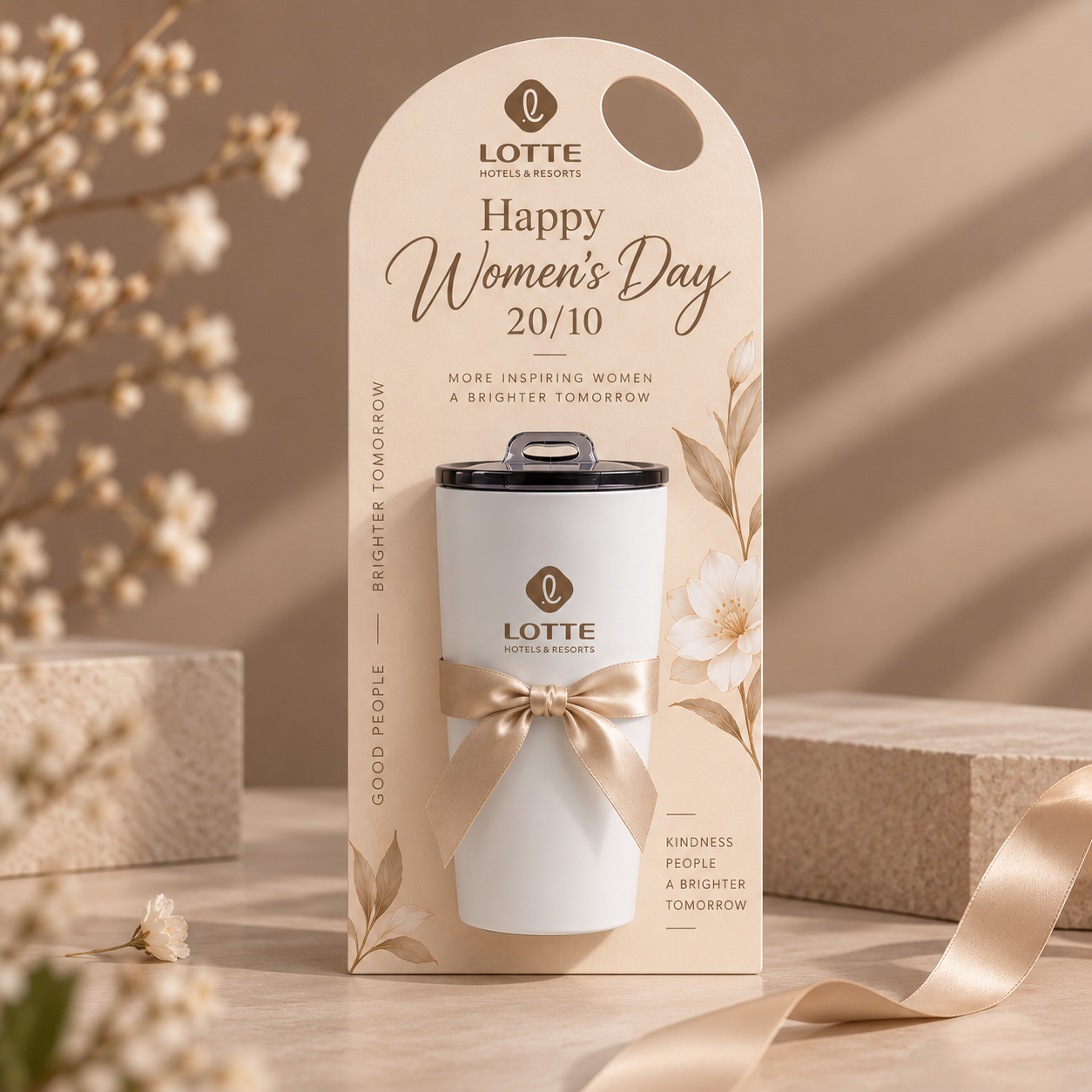 Quà Tặng 20/10 Cho Nhân Viên Nữ - Ly Giữ Nhiệt In Logo Cao Cấp Pure Brew
