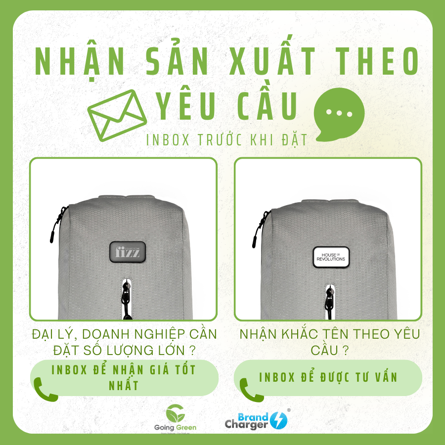 Túi thể thao xếp gọn tiện lợi Brandcharger Sling