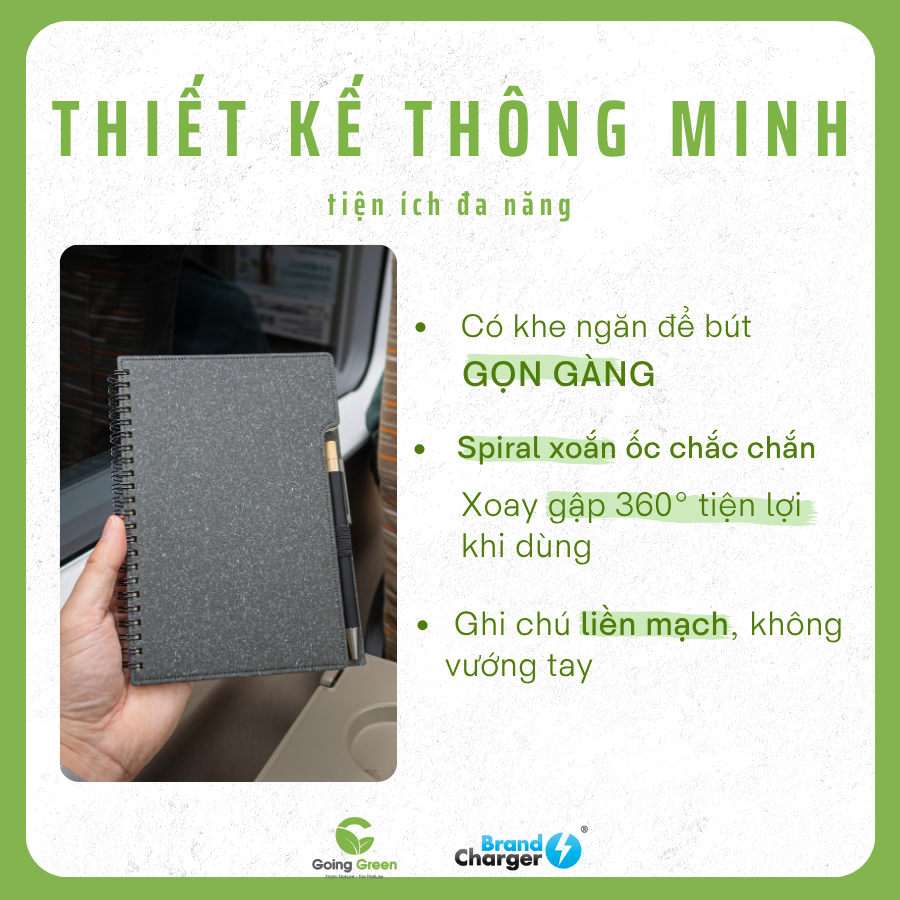 Sổ tái chế BrandCharger Noty Papyr