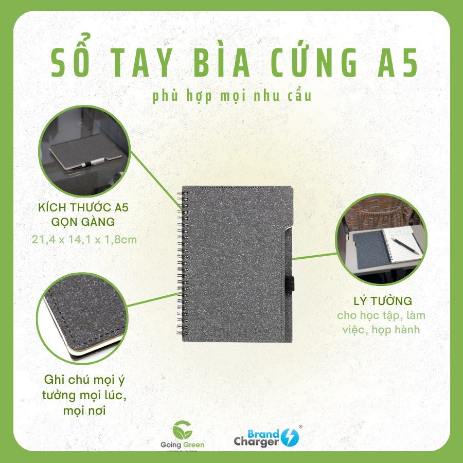 Sổ tái chế BrandCharger Noty Papyr
