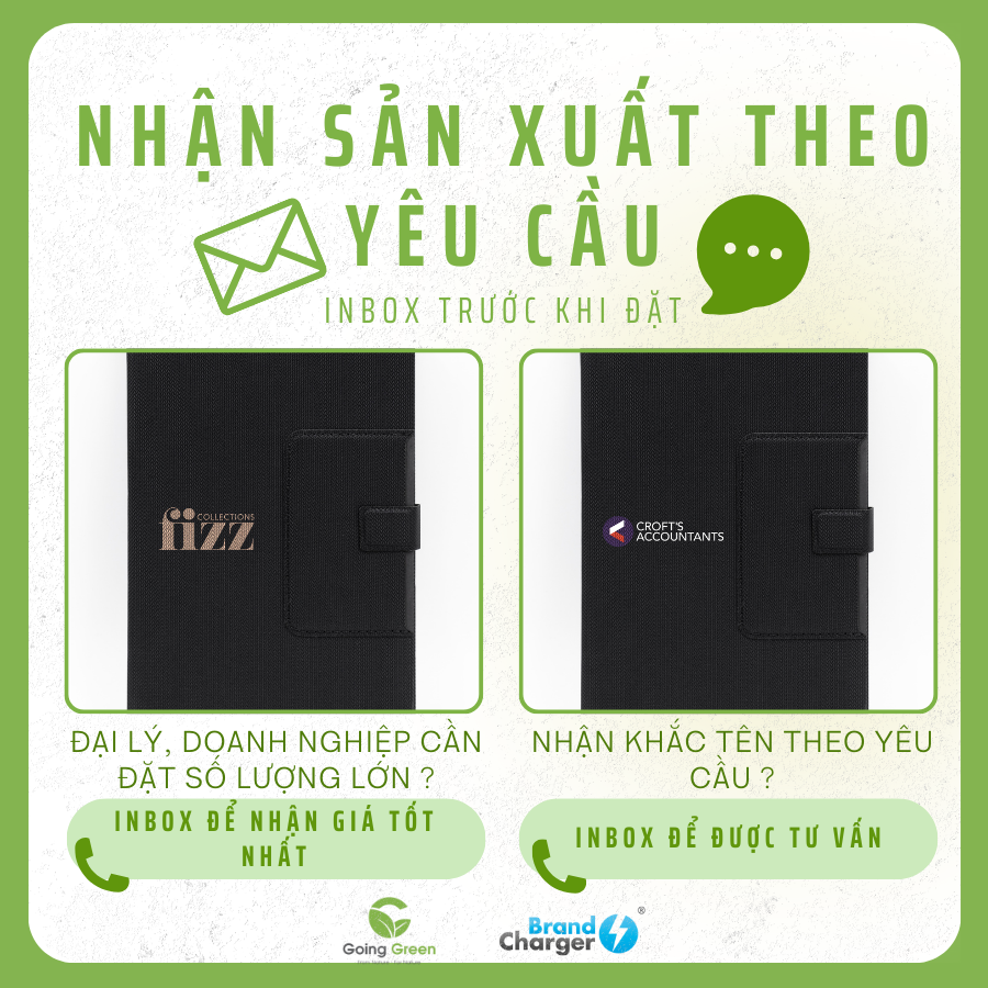 Sổ tái chế cao cấp BrandCharger Noty Deluxe Eco