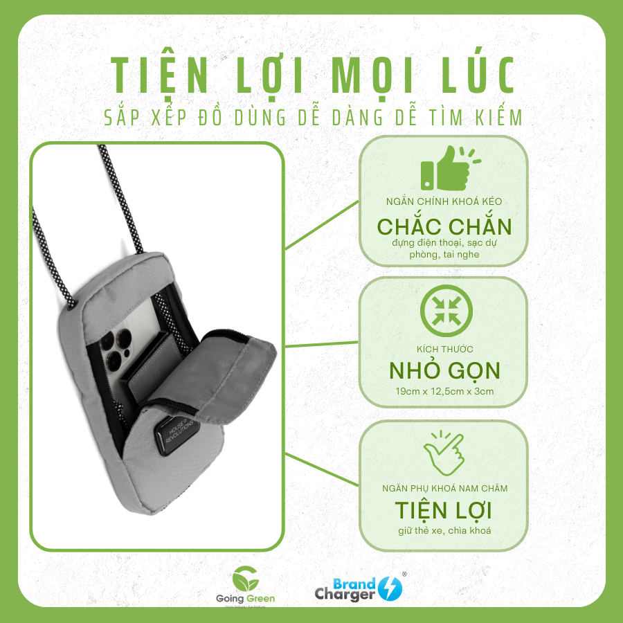 Túi đựng điện thoại Brandcharger Solo
