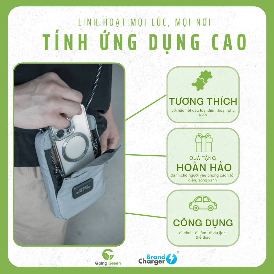 Túi đựng điện thoại Brandcharger Solo