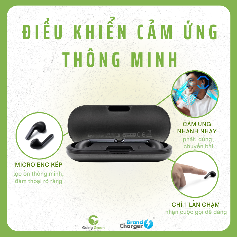 Tai nghe Aria BrandCharger chính hãng | Âm thanh cao cấp – Thiết kế hiện đại