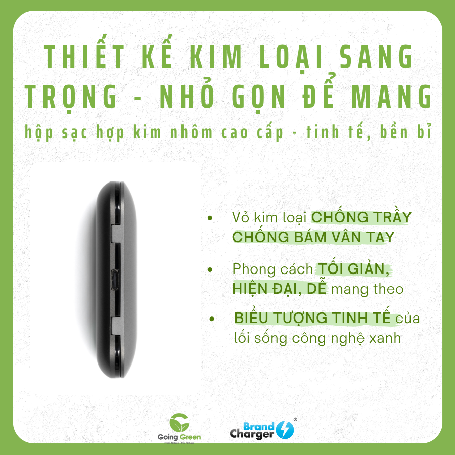 Tai nghe Aria BrandCharger chính hãng | Âm thanh cao cấp – Thiết kế hiện đại