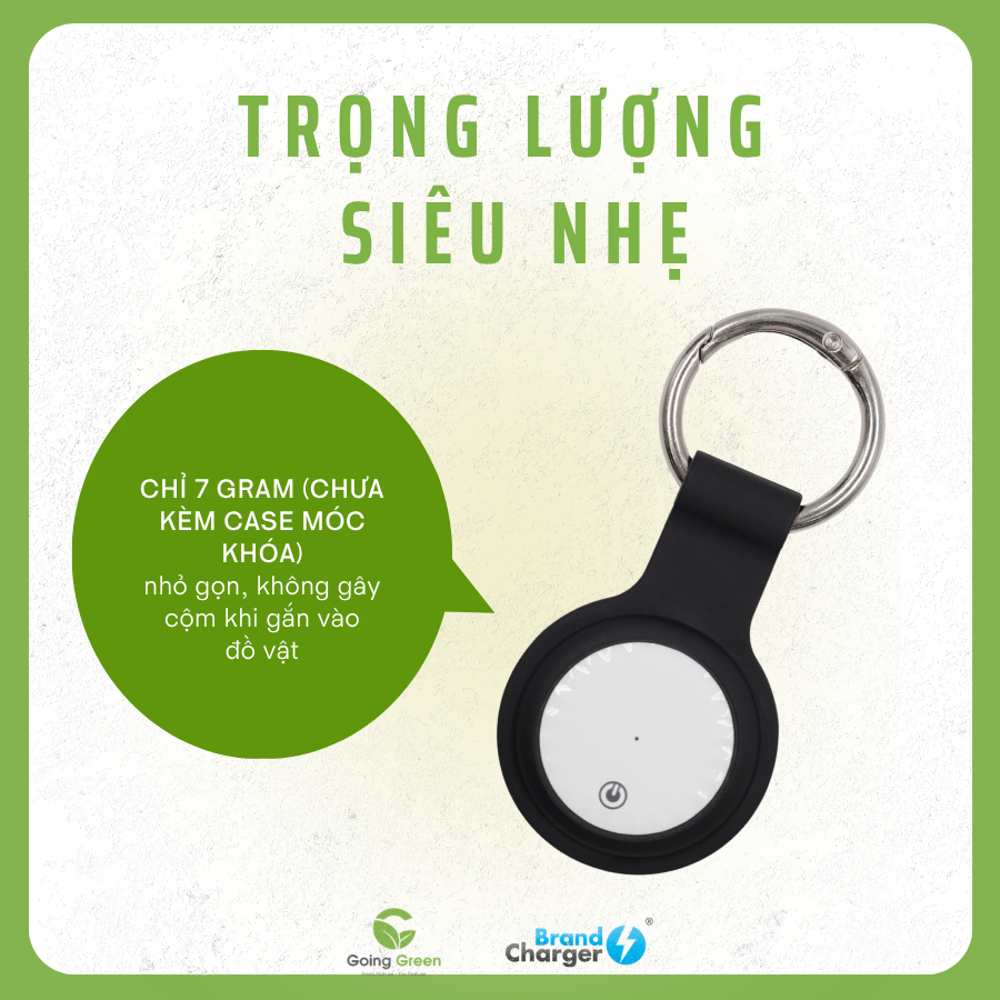 Thiết bị định vị BrandCharger Tracker tương thích iOS & Android