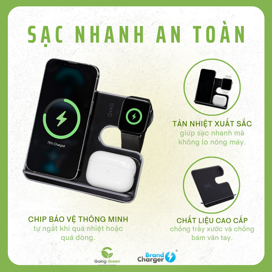 Trạm sạc đa năng BrandCharger Ascend Charge Pro