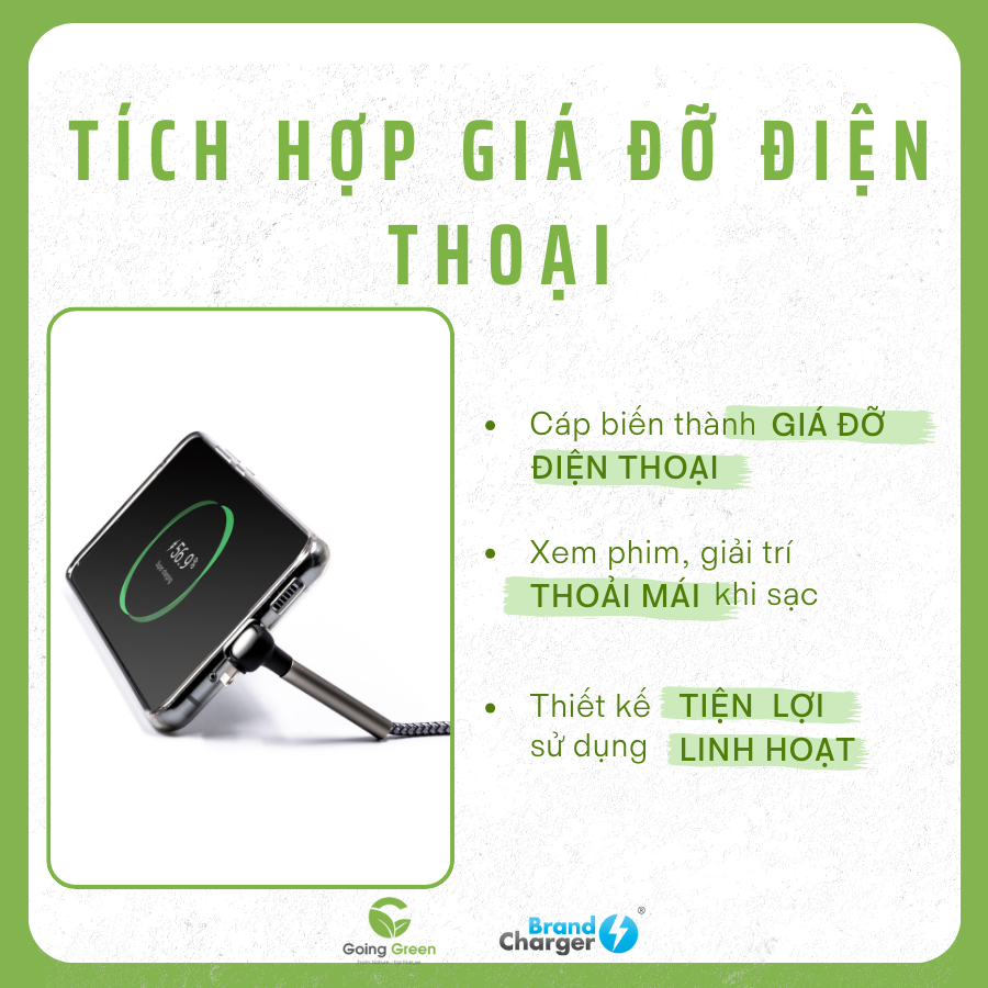Cable chuyển đổi Brandcharger thông minh Trident Pro Eco