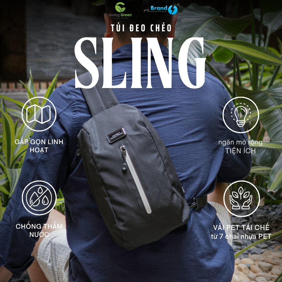 Túi thể thao xếp gọn tiện lợi Brandcharger Sling