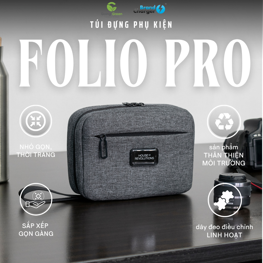 Túi tiện lợi có vách ngăn Brandcharger Folio Pro