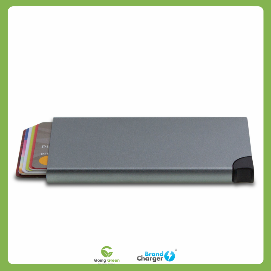 Ví Đựng Thẻ Wally RFID BrandCharger – Nhôm Tối Giản, Bảo Mật Tuyệt Đối