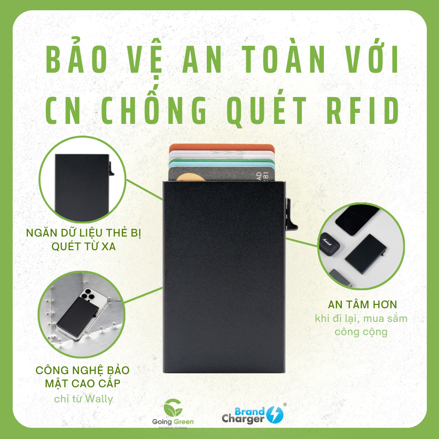 Ví đựng thẻ BrandCharger Wally Mag