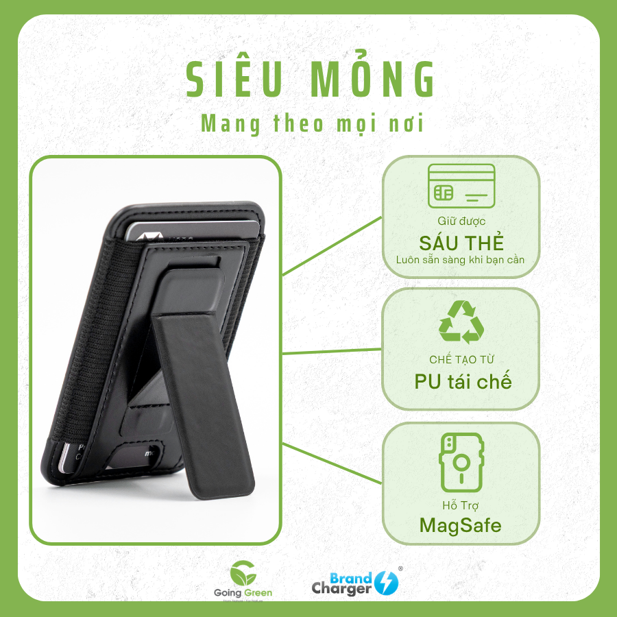 Ví đựng thẻ BrandCharger Wally Stand
