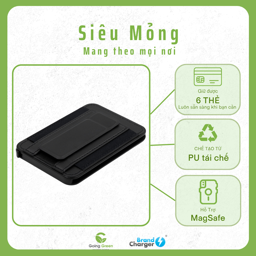 Ví đựng thẻ BrandCharger Wally Stand Pro