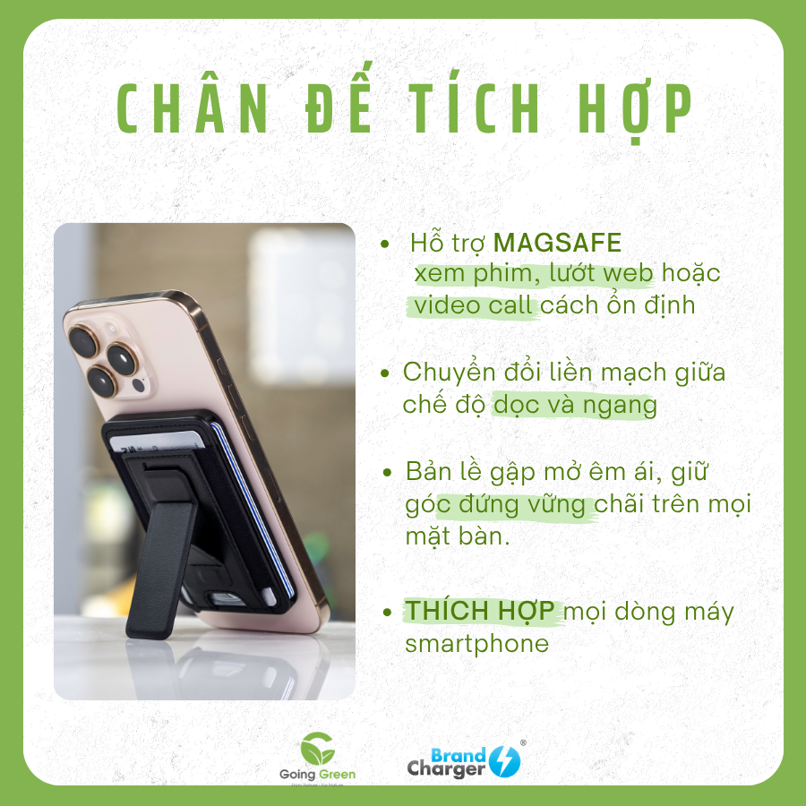 Ví đựng thẻ BrandCharger Wally Stand Pro