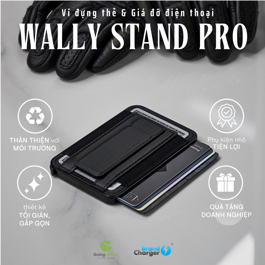 Ví đựng thẻ BrandCharger Wally Stand Pro