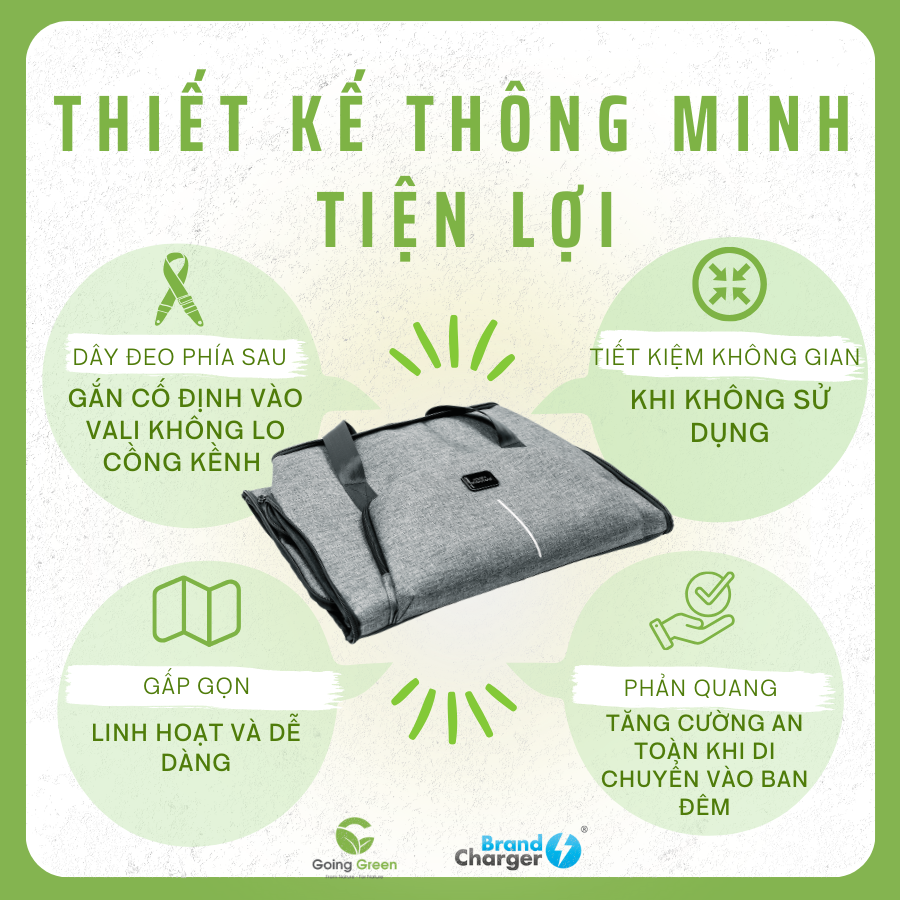 Túi Du Lịch Đa Năng Voyager Eco BrandCharger – Tái Chế, 35L, Chống Thấm