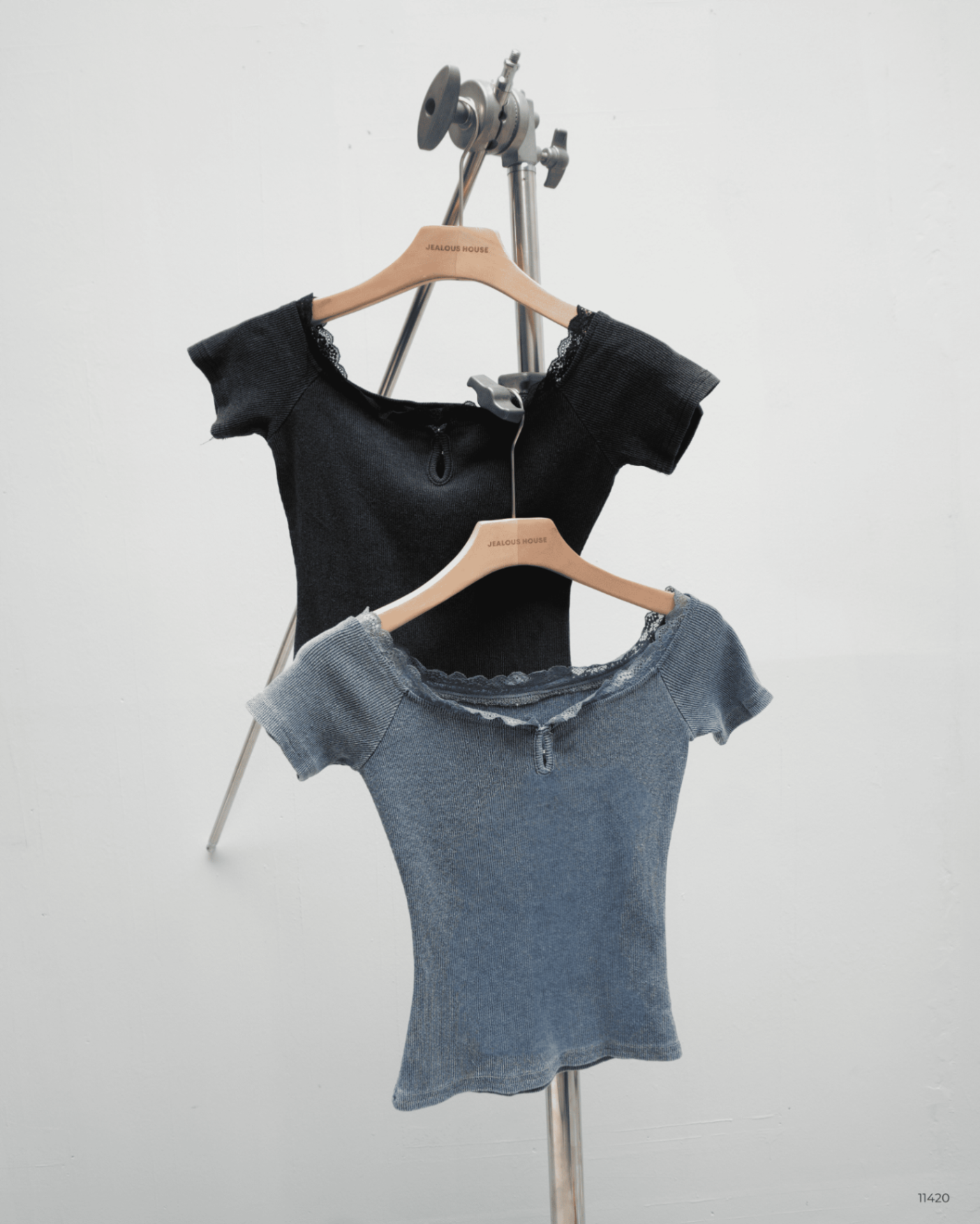 ÁO THUN TRỄ VAI WASH ZCH 1323