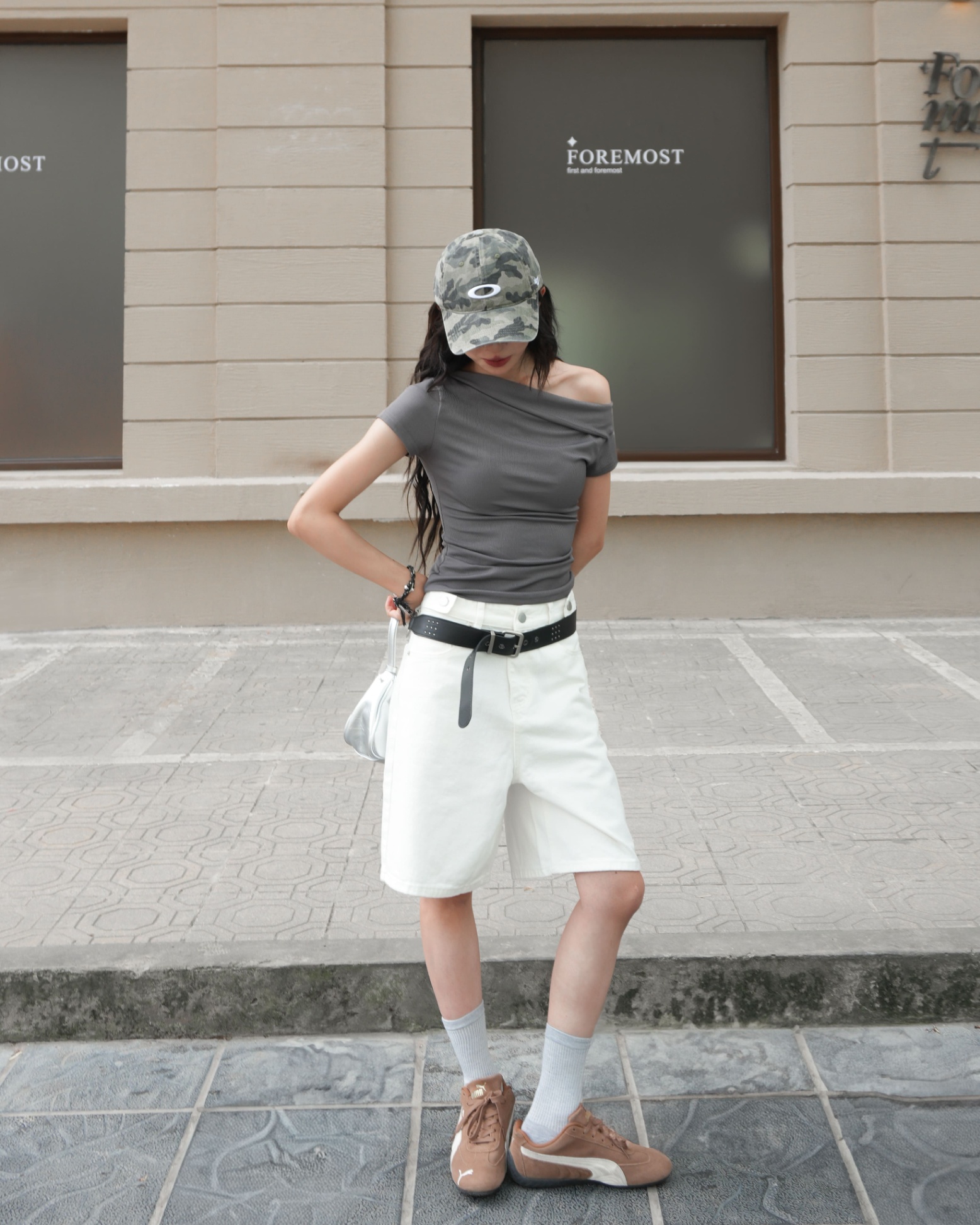 QUẦN BAGGY SHORT CẠP CÓ ĐAI ECOO 7380