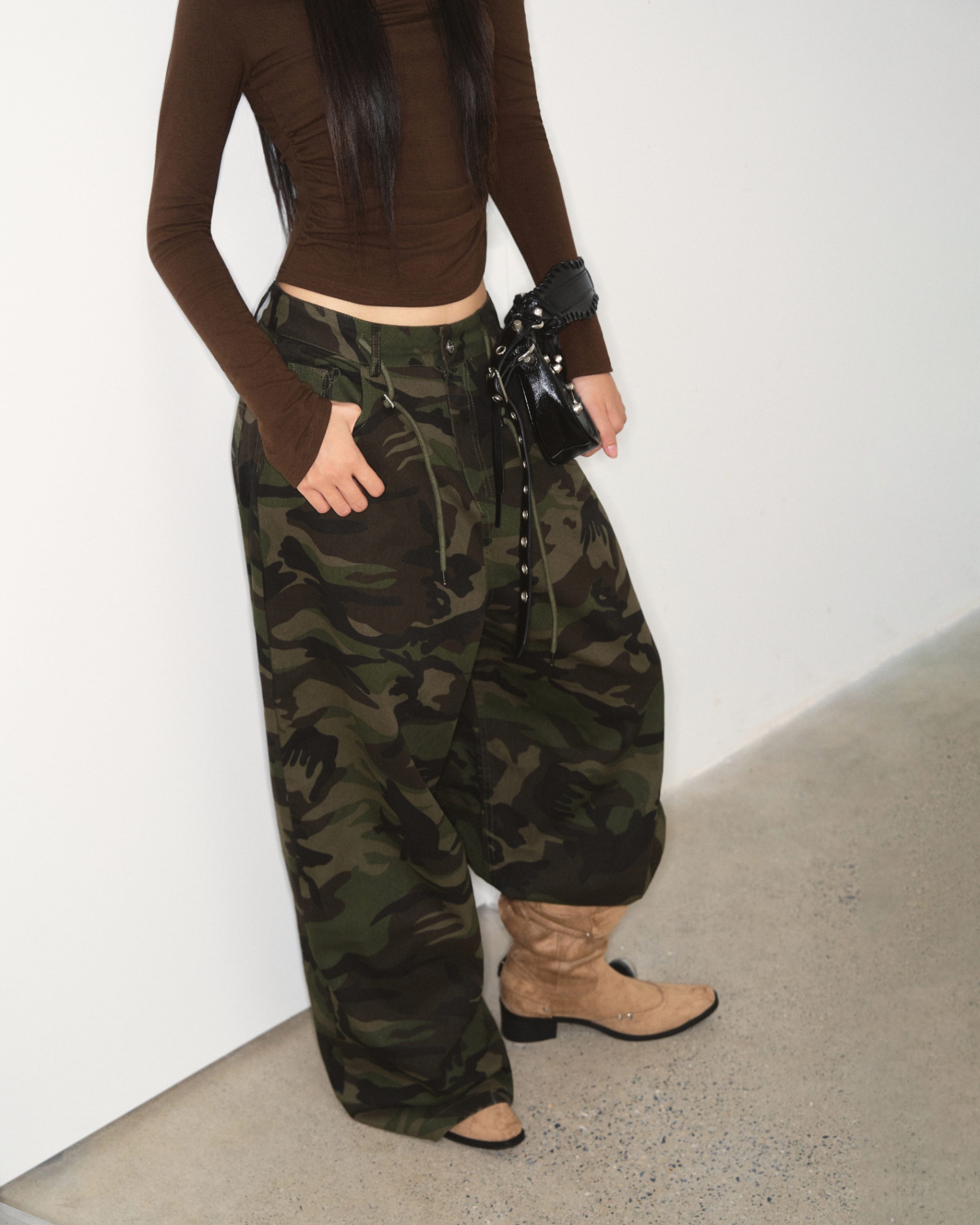 QUẦN CAMO DÂY RÚT C88 5955