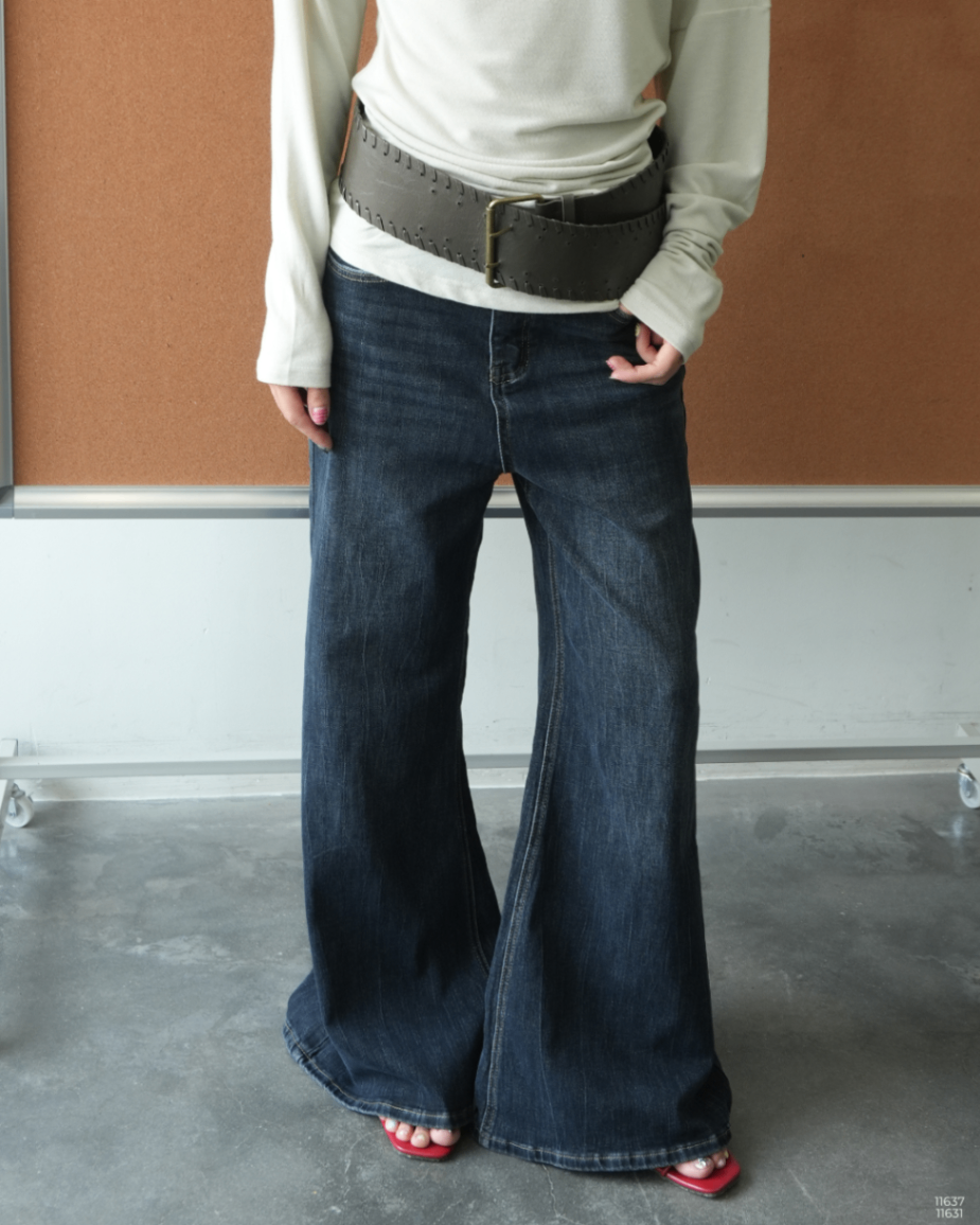 QUẦN JEANS ỐNG LOE OOH 0255
