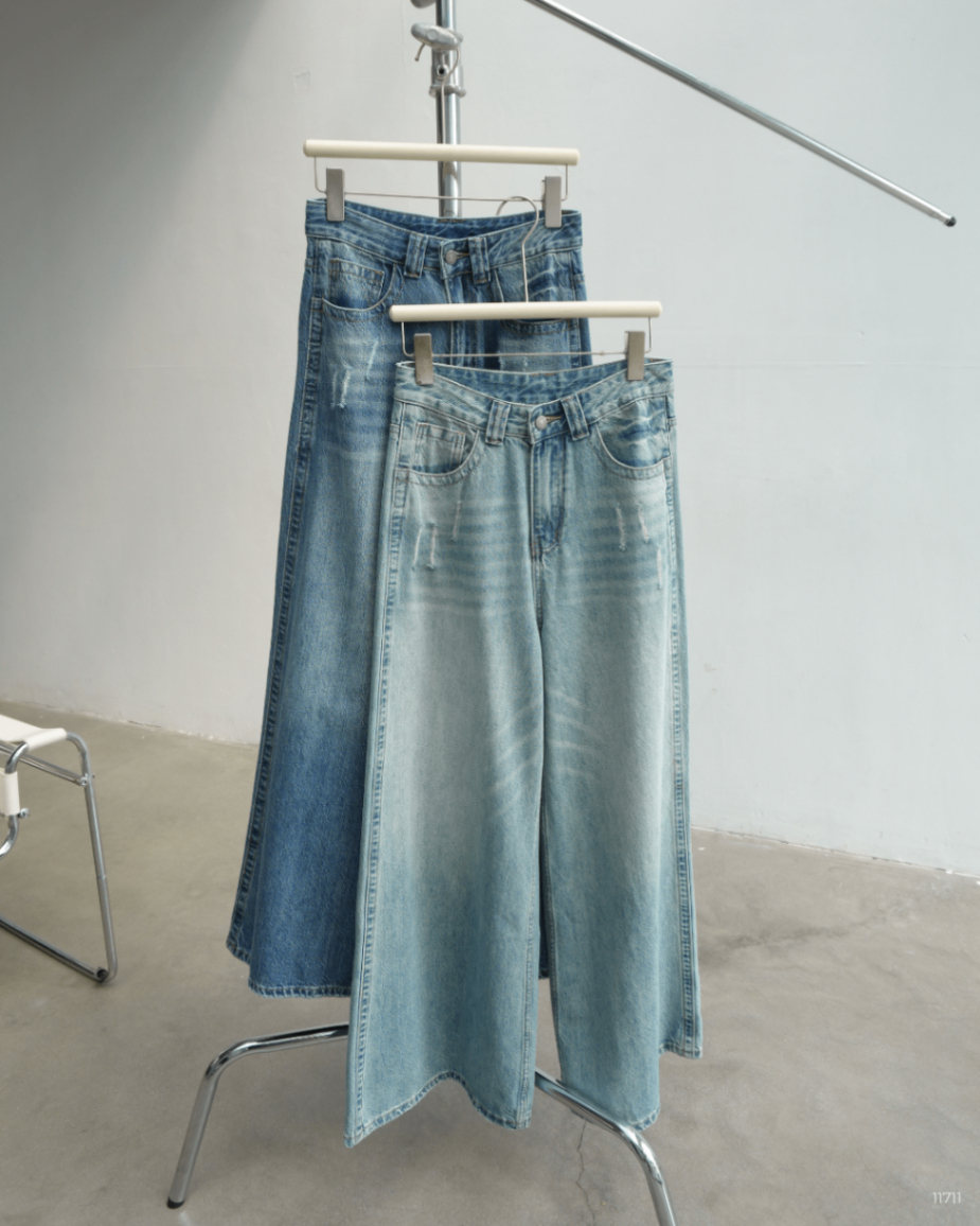 QUẦN JEANS WASH HSM 66238