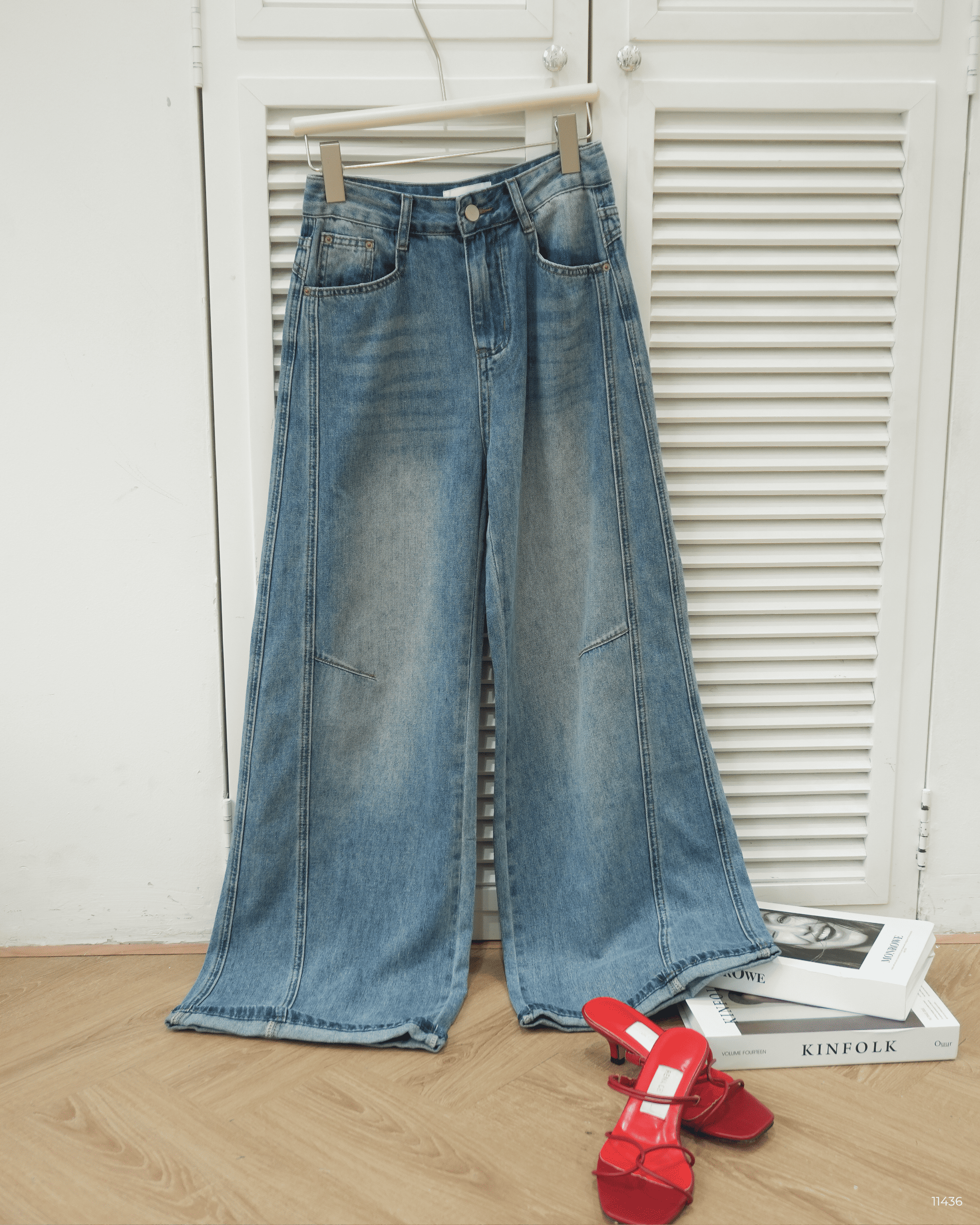 QUẦN JEANS LY CHÉO M7 9505