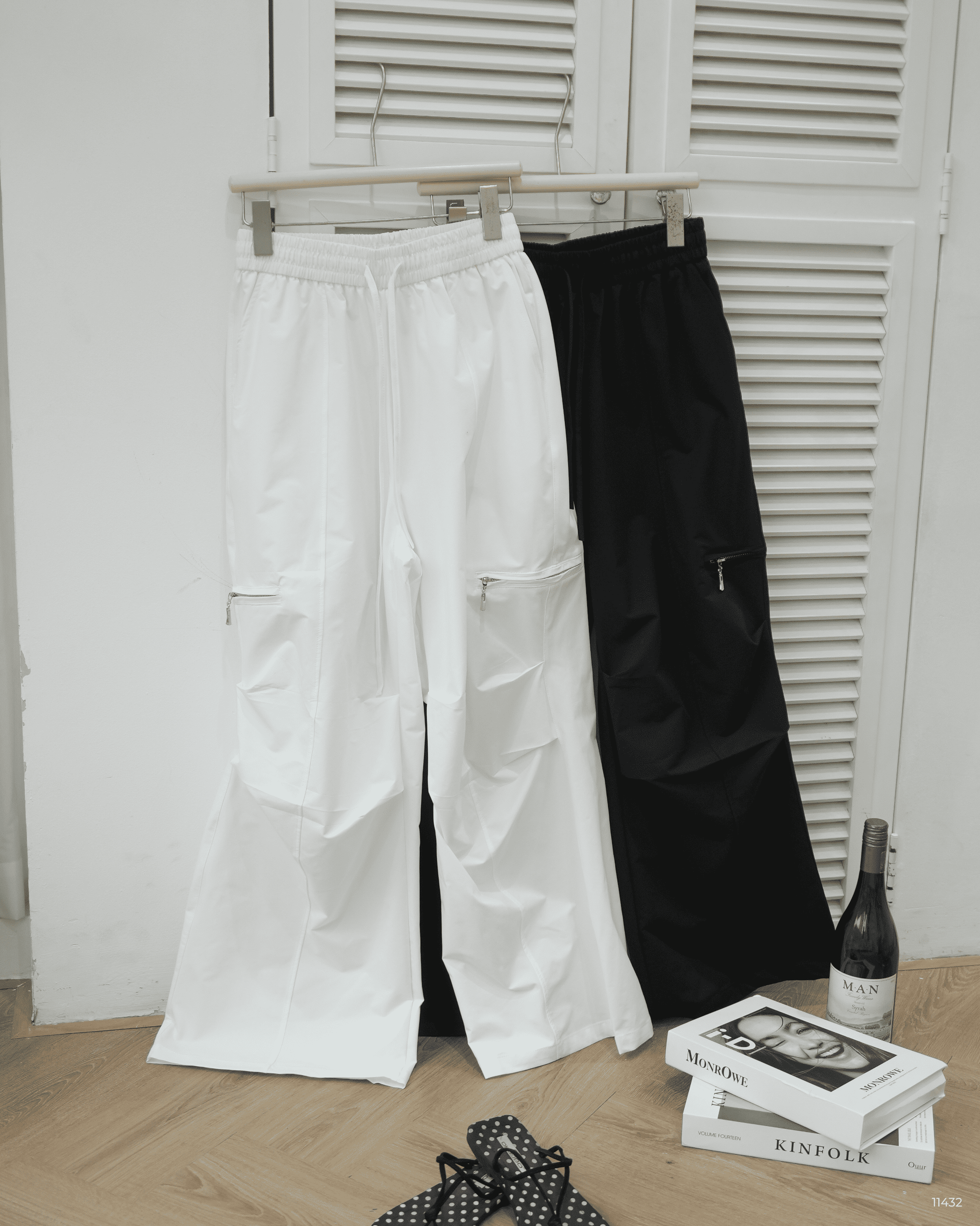 QUẦN PARACHUTE KHÓA ZIP NGANG 2521