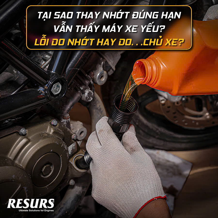 Tại sao thay nhớt đúng định kỳ vẫn thấy máy yếu? Lỗi do nhớt hay do… chủ xe?