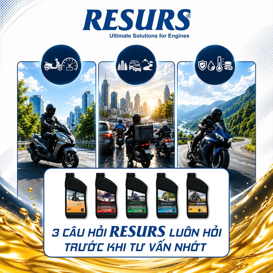 Top 3 câu hỏi Resurs luôn hỏi trước khi tư vấn nhớt