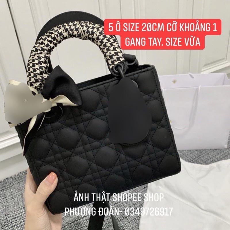 Túi ô tròn size 17-20cm khoá đồng màu (FULL BOX) KO KÈM KHĂN