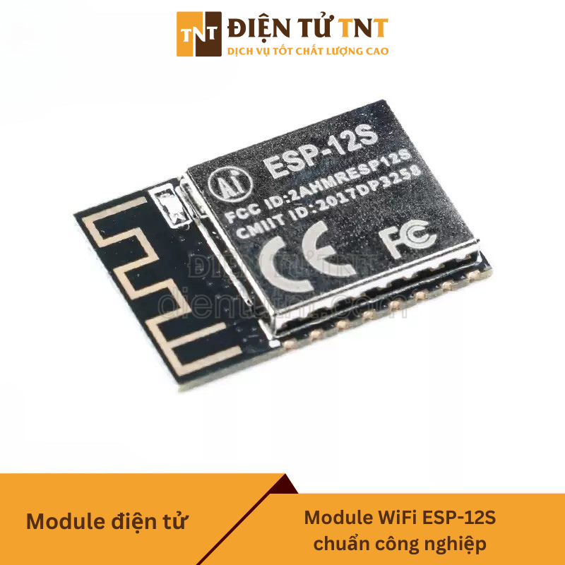 Module WiFi ESP-12S chuẩn công nghiệp – Chuyển đổi serial sang WiFi, truyền dữ liệu không dây