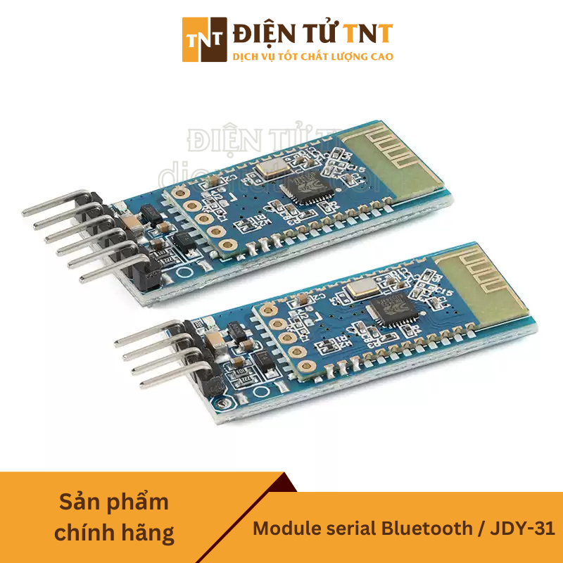 Module Bluetooth 3.0 – JDY-31 chế độ Slave, truyền dữ liệu không dây SPP, tương thích với HC-05/HC-06