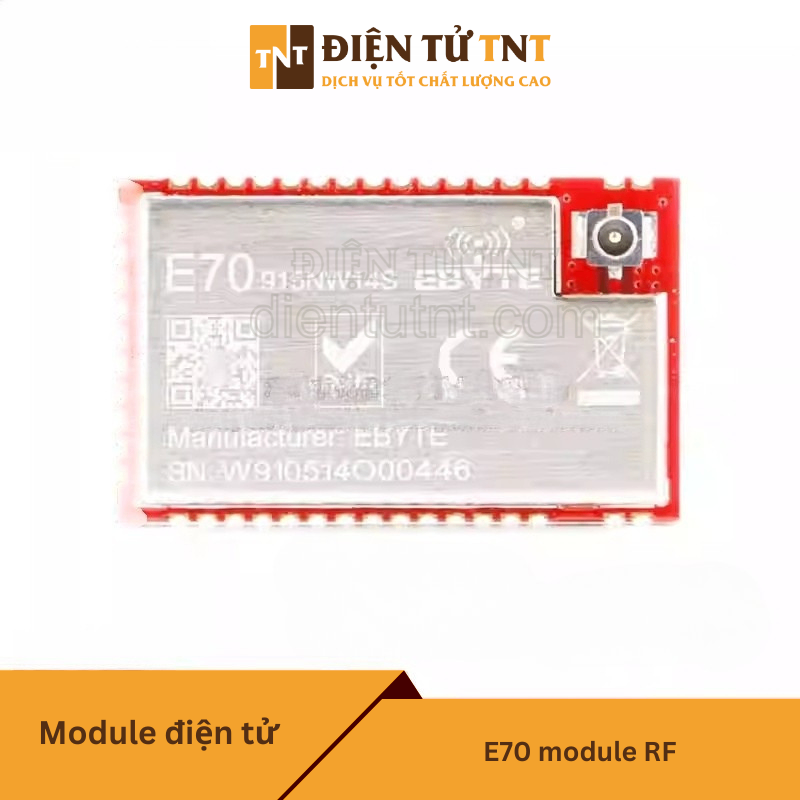Module không dây 433MHz / 915MHz hỗ trợ mạng MESH và Star topology, tự động tạo mạng, tích hợp cả chế độ master và slave