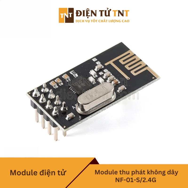 NF-01-S Bản cải tiến của SI24R1, module truyền dữ liệu không dây 2.4GHz dùng cho điều khiển từ xa, giao tiếp SPI