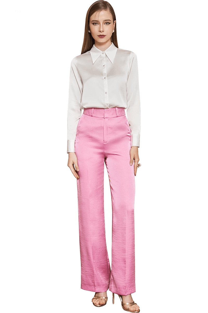 Sakura straight trousers