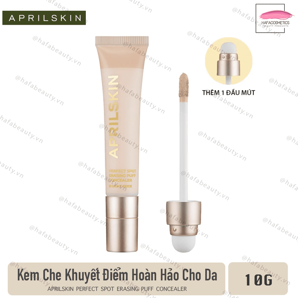 Kem che khuyết điểm hoàn hảo Aprilskin Perfect Spot Erasing Puff Concealer 10g